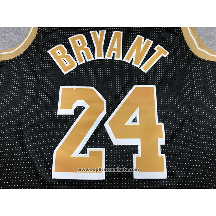 Camiseta Los Angeles Lakers Kobe Bryant #24 Select Series Oro Negro